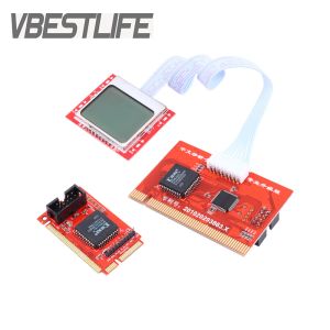 Outils pour ordinateur portable PCI Analyseur de carte mère Analyseur de diagnostic Testeur LCD Afficher la carte de diagnostic de la carte post-test pour PC PTOP PTI8 Outils