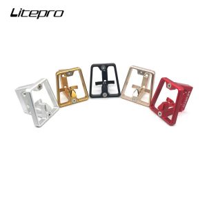 Gereedschap LitePro voor Brompton Bag Carrier Block 5 Colors 2 Gaten voor Birdy Folding Bike Accessories