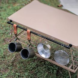 Outils Magnétique Camping Picnic Cups Bols Hangle Rod de table portable Vole de table de pendaison