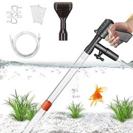 Outils manuel changeur d'eau outil de nettoyage d'aquarium Aquarium sable gravier nettoyant principe de Siphon