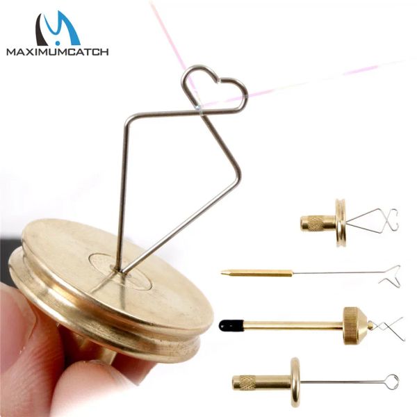 Outils maximumcatch Dubbing Twister / Spinner Brass Jig Fly Fly Tyster Hair Hair Stacker Fly Tying Tool