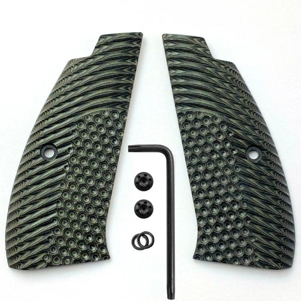 Outils Modèle militaire Grip Poignée tactique antidérapante Poignées G10 pour poignées CZ75 CZ 75 pleine taille, série SP01, Shadow 2, vis 75B BD