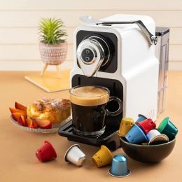 Tools Mixpresso-espressomachine voor Nespresso-compatibele capsule, koffiezetapparaat voor eenmalig gebruik Programmeerbare knoppen voor espressopads