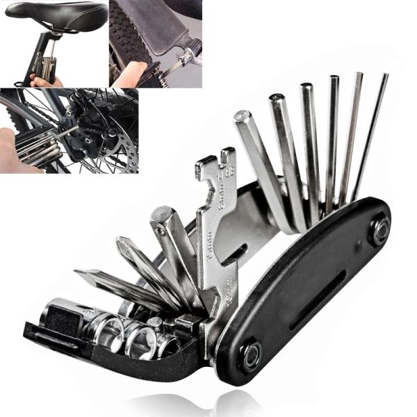 Outils MTB Cycle de montagne Pobite portable Porte à clé polyvalente Vogueur Multi-outil Motorcycle de moto Allen Fix Pocket