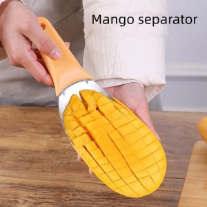 Gereedschap Multifunctionele Mango Slicer Fruit Pulp Separator Mango Splitter Cutter Corer Tool Lepel Fruit Lepel In blokjes gesneden voor Keuken Tool