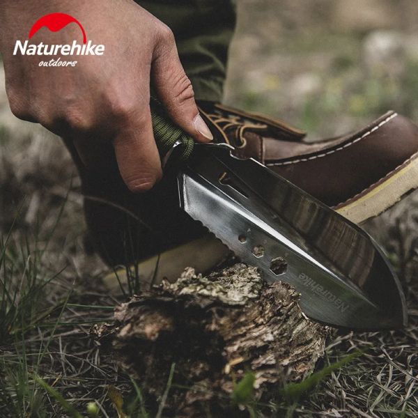 Herramientas NatureHike Camping Shovel Outdoor Multifuncional Shovel de senderismo Tactical Survival Herramienta de emergencia Herramienta Bushcraft Garden palas