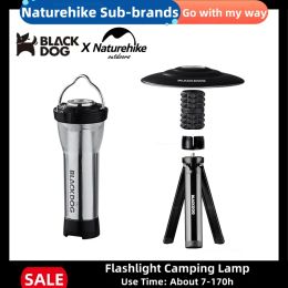 Herramientas Naturehike x Blackdog Nueva linterna para exteriores Luz para acampar Luces para acampar portátiles para exteriores Lámpara de carga USB de 3 modos a prueba de agua