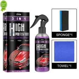 Gereedschap Nieuwe High Protection Ceramic Car Wash Fortify 3 in 1 Quick Coat Poolse Sealer Spray Cars Nano Ceramic Coating Polijsten Spuitwas