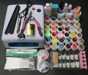 Gereedschappen Nieuwe Pro 36W UV -gel White Lamp 36 Kleur UV Gel Nail Art Tools Poolse Set Kit MS111