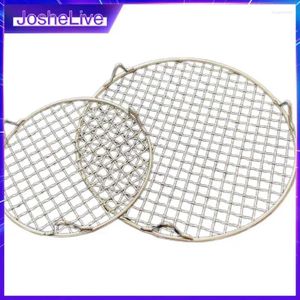 Gereedschap Non Stick Barbecuerooster Met Poten Rond Roestvrij Staal Bbq Mesh Outdoor Camping Grillmat Baknet