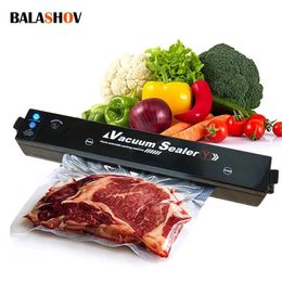 Gereedschap Ander keukengereedschap Eletric Vacuum Food Sealer Huishoudelijke vacuümverpakkingsmachine 220V Automatische vacuümverpakker met 10 stuks Saver B