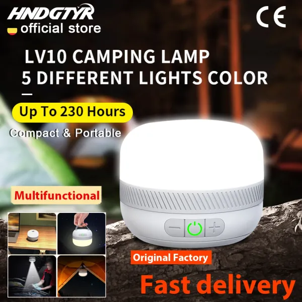Outils Lampe de camping en plein air avec lampe de poche LED magnétique Banque d'alimentation rechargeable USB Équipement Naturehike Lanterne de voyage pour outil de tente