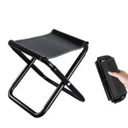 Outils chaise extérieure camping portable pliant en aluminium pliable plissable chaise tabouret de randonnée outils de camping de camping
