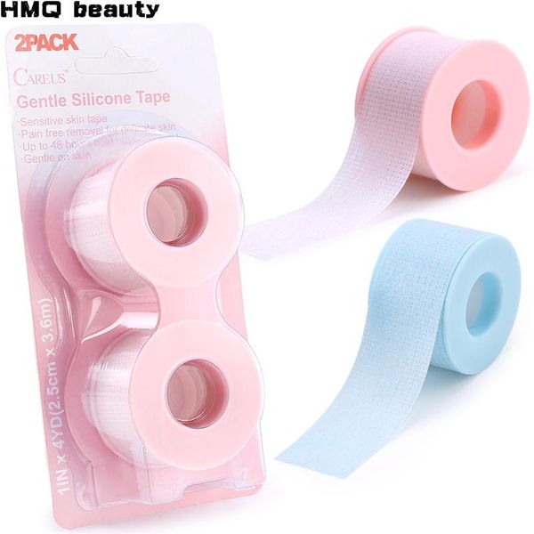 Outils Pink Breathable Easy To Tear Médical Tape Eye Paper Sous Patches Eyelash Extension Supply Eyellash Extension Radeau