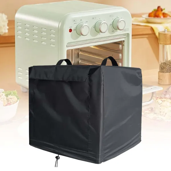 Outils Pizza Cover Cover Microwave Protective Dust with Storage Pockets