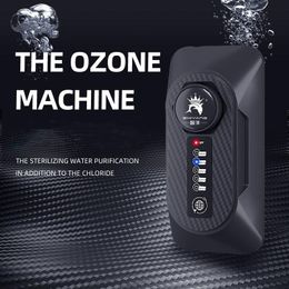 Générateur d'ozone Portable pour Aquarium, 120Mg, réglable, pour réservoir de poisson, ozoniseur d'air et d'eau, élimination des algues, outils de nettoyage