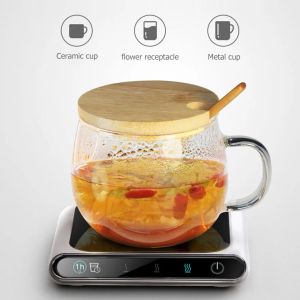 Gereedschap Draagbare koffie thee verwarmingspad Pad elektrische desktop kopverwarmer mok warmer keuken melk verwarming onderzetter voor warme elektrische drank