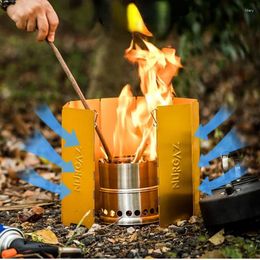 Gereedschappen draagbare opvouwbare campingkachel voorruit voor bbq grill buiten
