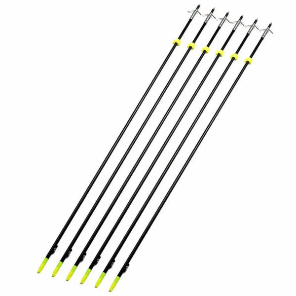 Outils professionnels 32. 5 pouces 8mm en fibre de verre arbre arc pêche tir flèche fronde chasse tir à l'arc flèche pour arc classique composé