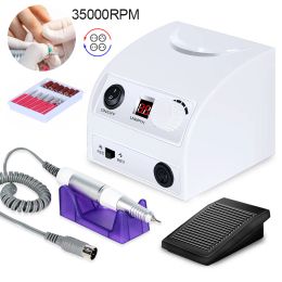 Gereedschap Professionele elektrische manicure Hine nageloefening 35000/20000 TPM Mreefnijders Nagel Art Nagelfiland met Cutter Nail Kits Tool