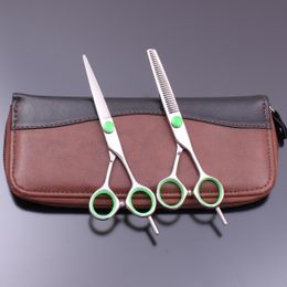 Outils Ciseaux de cheveux professionnels Set 5 '' 5.5 '' 6 '' 7 "440C Ciseaux de coiffure coupant les ciseaux d'éclaircissement des ciseaux Customper C1121