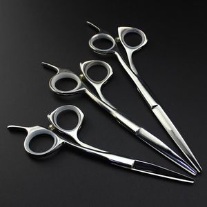 Gereedschap professionele Japan 440c 5/5.5/6 ''Zilver cut haar knippen schaar kapsel kapper makas haircutting scharen Kappersschaar