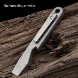 Outils PRY BAR avec un trous Keychain Tool Multitool Tool outil de poche Pry Bar Boot Bottle Opender Outdoor Tool avec Clip de poche Dropshipping