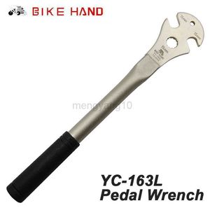 Outils de réparation Clé BIKEHAND VTT Vélo de route Vélo Cyclisme Pédales professionnelles Clé Outils de réparation Alliage d'acier Long Handle350mm HKD230804