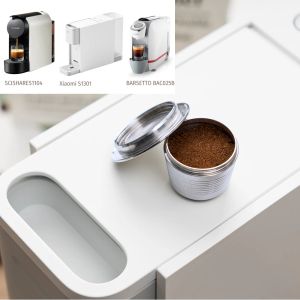 Gereedschap Herbruikbare koffiecapsule voor XIAOMI /SCISHARE-machine Roestvrijstalen espresso Nieuwe metalen capsulepod voor Nespresso