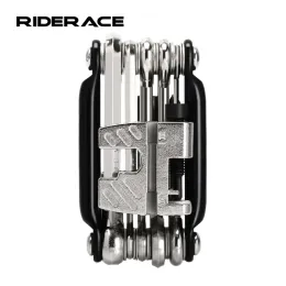 Gereedschap Riderace Bike Multi -gereedschap 16 In 1 draagbare ketting Splitter Cutter CRV Steel Hex Allen Wrench schroevendraaier Bicycle Repairgereedschap