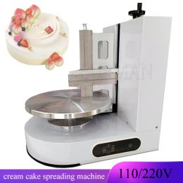 Gereedschappen Semi Automatische verjaardagstaart Gladmakend Coating Machine Pleeping Cream Spreading Baking Appliance