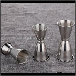 Gereedschap SML roestvrijstalen jigger s Meet Cocktail Drink Wine Bar Shaker Ounce Ounce Double Cup DBI5A KNGBH