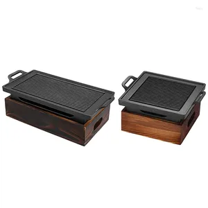 Outils sans fumée barbecue portable grill coréen forque japonais barbecue ménage extérieur antiadhésif