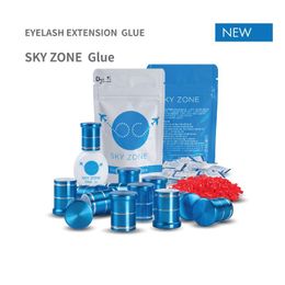 Outils Corée du Sud 12s Dry Time les plus rapides les plus forts Extensions de cils collets Glue Sky Zone Glue 5ml