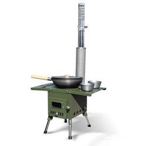 Gereedschap Roestvrijstalen Kachel Pijp Schoorsteen BBQ Grill Pellet Roker Buis Outdoor Camping Houtvuur Verwarming Kachel Uitlaatpijp Rookbuis