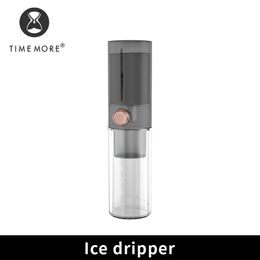 Outils Timemore Ice Dropper Set Transparent 400ml Pot à café portable Tasse en verre avec filtre