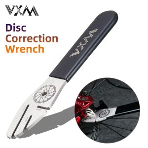 Gereedschap VXM Bike Disc Rem Correctie Wrench Brake Rotor Uitlijning Truing Tool met schijfremremblokken Tool voor MTB Road Bike Wrench
