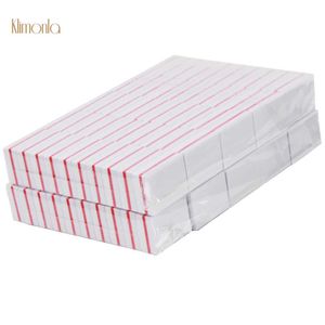 Outils blanc 200pcs éponge mini bloc de tampon à ongles fichier de ongles professionnel 100/180 Blocs de buffage de ponçage émeri