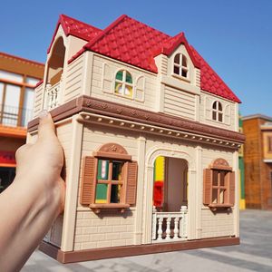 Gereedschappen Workshop 1 12 Schaal Dollhouse Miniature Furniture Villa House Bunny Rendier Keuken Picknick auto Accessoires Simulatie Set voor geschenken 230720