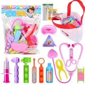 Outils Atelier 16 Pcs Faire semblant De Jouer Médecin Ensemble De Jouets Kit Éducatif Jeu De Rôle Simulation Hôpital Apprentissage Jouets Pour Enfants Enfants Fille 230614