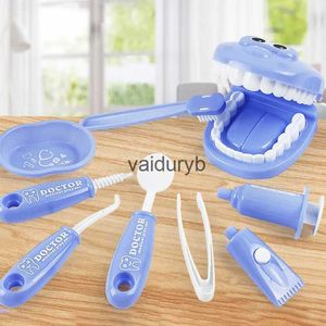 Atelier d'outils enfants Montessori jouets Interaction Parent-enfant pour fille garçon dentiste vérifier les dents modèle médecins jeu de rôle bébé enfant apprentissage Toyvaiduryb