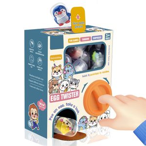 Outils atelier enfants jouets Gashapon Machines avec 6 pièces capsule aléatoire oeuf torsion Machine boîte en carton Surprise aveugle 231207