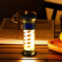 Gereedschap XPG zaklampen stepless dimmende led camping zaklamp 2000 mAh typec USB oplaadbaar voor nachtvissen draagbare lantaarn