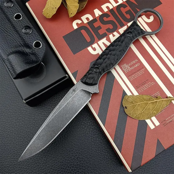 Toor Knives Anaconda Couteau à lame fixe 3,75