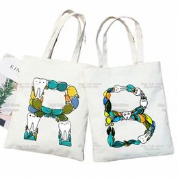 Tand 26 Letter Alfabet canvas winkeltas bolsa compra zak herbruikbare bolsas ecologicas sac tissu 59z5#