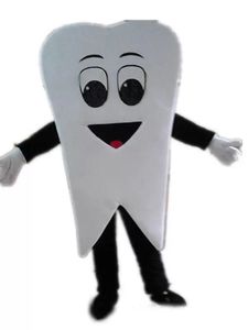 Tandmascotte kostuum Halloween kerstfeestje Catoon personage Outfit Pak volwassen vrouwen Mannen Draai Carnaval Unisex volwassenen