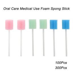 Cepillo de dientes 100pcs/paquete de limpieza de la boca oral oral use espuma esponja esponja estéril dental dental hadrees desechables cepillado hracas de diente