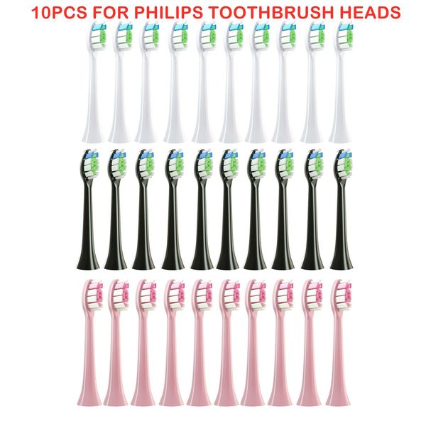 Têtes de brosse à dents de rechange DiamondClean, 10 pièces, pour Philips Sonicare HX6064 HX6014 HX6930 HX6730 HX6530 HX9023 HX9342