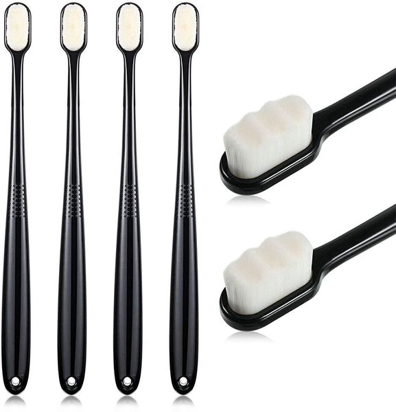 Brosse à dents 5/10/20/30/50/80 pièces brosse à dents ultra-douce Micro Nano brosses à dents brosse à dents manuelle douce avec 20000 poils pour adulte 230609