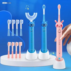 Tandenborstel Sonische elektrische tandenborstel voor kinderen voor kinderen Sonische tandenborstel Cartoon tandenborstel voor kinderen Kindtanden bleken reinigen